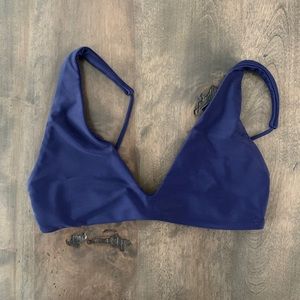 Ark Swimwear Scoop Top Navy Size Medium